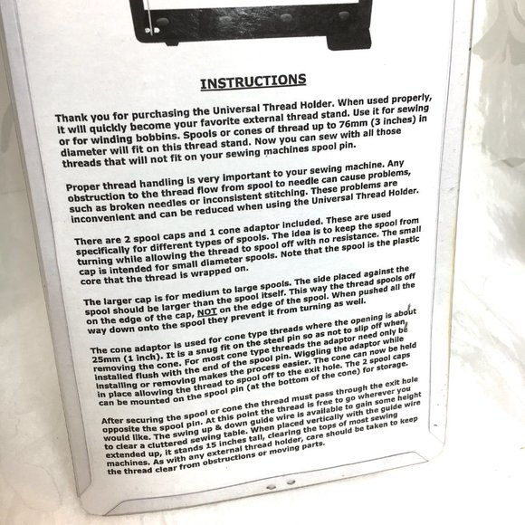 Alphasew #27449-UTH Universal Thread Holder NOS - Picture 7 of 7